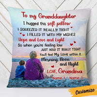 Personalized Granddaughter Hug This Pillow JR274 30O36 thumb 1