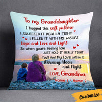 Personalized Granddaughter Hug This Pillow JR274 30O36 thumb 1