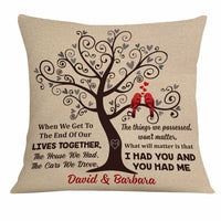 Personalized Valentine Couple Pillow JR272 85O34 thumb 1