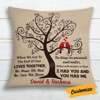 Personalized Valentine Couple Pillow JR272 85O34 thumb 1