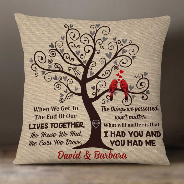 Personalized Valentine Couple Pillow JR272 85O34 1