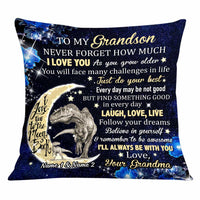 Personalized Dinosaur Daughter Granddaughter Son Grandson Pillow JR271 26O34 thumb 1