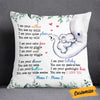 Personalized Son Daughter Mother Elephant Pillow JR271 85O58 1