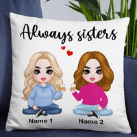 Personalized Family Icon Sisters Pillow JR272 23O57 thumb 1
