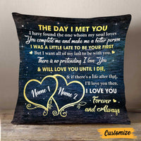 Personalized Couple The day Pillow JR276 26O47 thumb 1