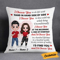 Personalized Couple Pillow JR274 26O58 thumb 1