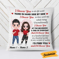 Personalized Couple Pillow JR274 26O58 thumb 1