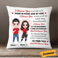 Personalized Couple Pillow JR274 26O58 thumb 1