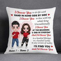 Personalized Couple Pillow JR274 26O58 thumb 1