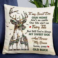 Personalized Deer Hunting Couple Pillow FB105 23O47 thumb 1