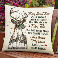 Personalized Deer Hunting Couple Pillow FB105 23O47 thumb 1