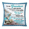 Personalized Son Grandson Wolf Hug This Pillow FB95 30O53 1