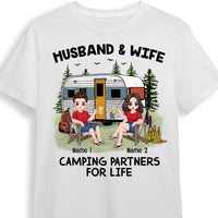 Personalized Couple Camping Partners T Shirt FB94 30O58 thumb 1
