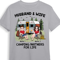 Personalized Couple Camping Partners T Shirt FB94 30O58 thumb 1