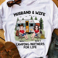 Personalized Couple Camping Partners T Shirt FB94 30O58 thumb 1
