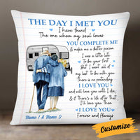 Personalized Old Couple The Day I Met You Pillow FB93 85O34 thumb 1
