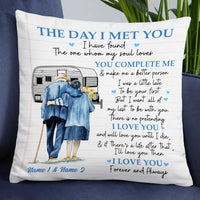 Personalized Old Couple The Day I Met You Pillow FB93 85O34 thumb 1