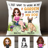 Personalized Garden Dog Mom Pillow FB92 95O34 1