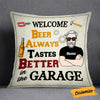 Personalized Garage Beer Pillow JR173 26O58 1