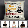 Personalized Garage Beer Pillow JR173 26O58 1