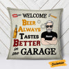 Personalized Garage Beer Pillow JR173 26O58 1