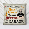 Personalized Garage Beer Pillow JR173 26O58 1