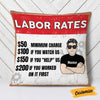 Personalized Garage Labor Rates Pillow JR172 26O58 1