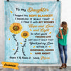 Personalized Daughter Granddaughter Sunflower Blanket JR271 30O53 1