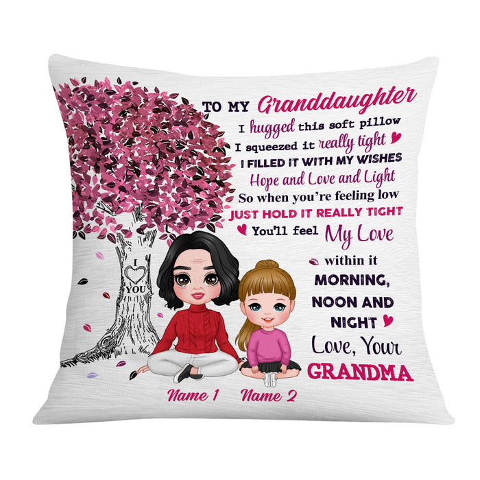 Personalized Granddaughter Hug This Pillow FB163 85O36 1