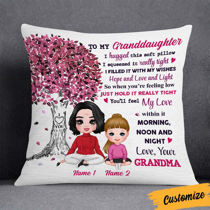 Personalized Granddaughter Hug This Pillow FB163 85O36 1