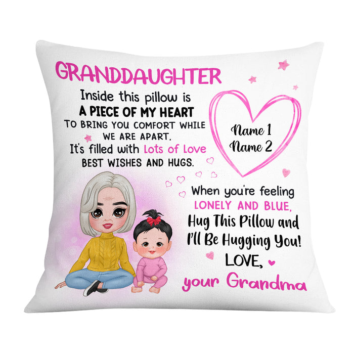 Personalized Granddaughter Hug This Pillow FB163 95O57 1