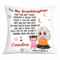 Personalized Granddaughter Hug This Pillow FB161 95O34 thumb 1