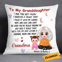 Personalized Granddaughter Hug This Pillow FB161 95O34 thumb 1