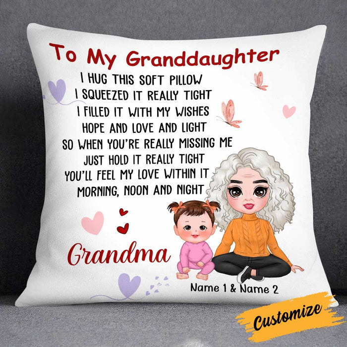 Personalized Granddaughter Hug This Pillow FB161 95O34 1