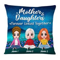 Personalized Mom Grandma Linked Together Pillow FB173 30O53 thumb 1