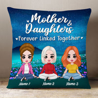 Personalized Mom Grandma Linked Together Pillow FB173 30O53 thumb 1
