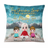Personalized Grandma Love To Moon And Back Pillow FB173 85O47 1