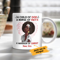 Personalized BWA Nurse A Child Of God Mug AG281 95O53 thumb 1