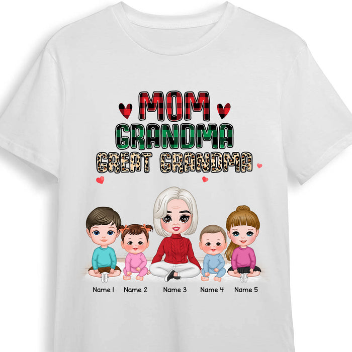 Personalized Mom Grandma Great Grandma T Shirt FB173 95O57 1