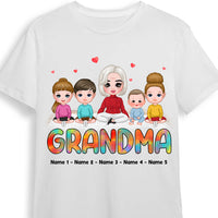 Personalized Mom Grandma T Shirt FB173 95O36 thumb 1