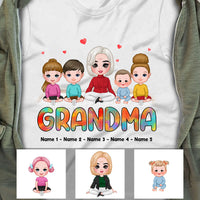 Personalized Mom Grandma T Shirt FB173 95O36 thumb 1
