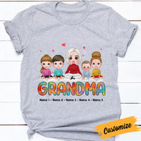 Personalized Mom Grandma T Shirt FB173 95O36 thumb 1