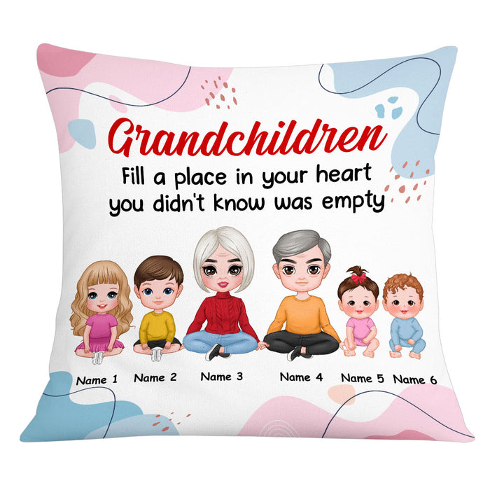 Personalized Family Grandma Grandpa Grandson Granddaughter Pillow FB183 95O53 1