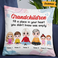 Personalized Family Grandma Grandpa Grandson Granddaughter Pillow FB183 95O53 thumb 1