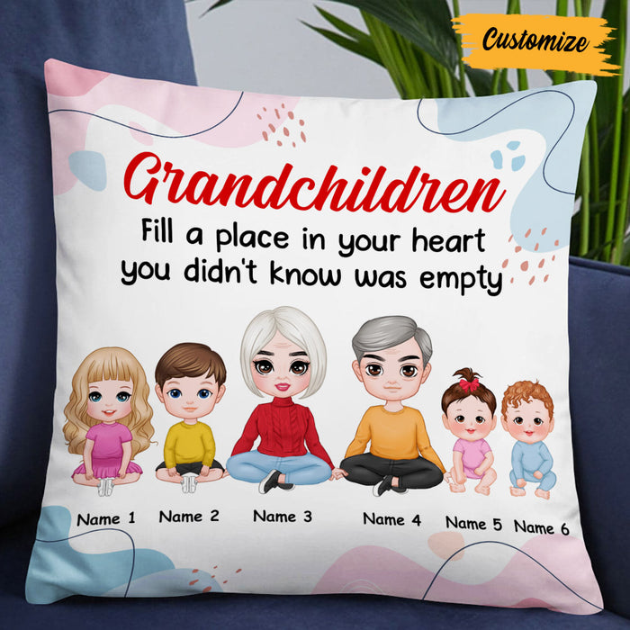 Personalized Family Grandma Grandpa Grandson Granddaughter Pillow FB183 95O53 1