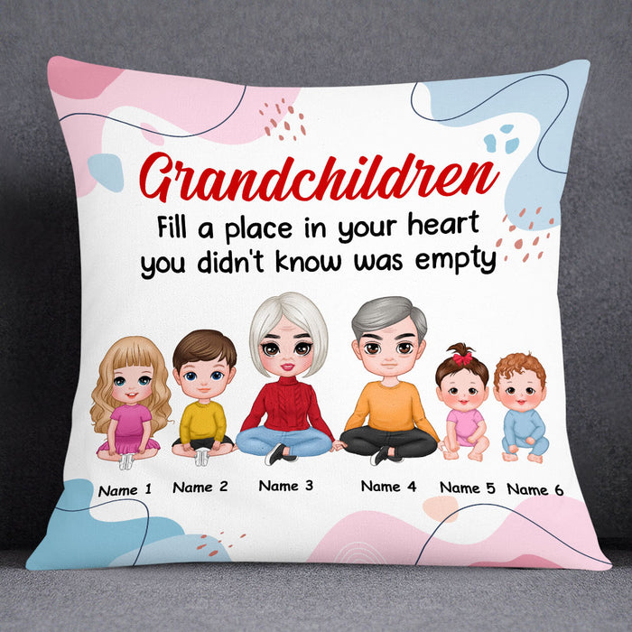 Personalized Family Grandma Grandpa Grandson Granddaughter Pillow FB183 95O53 1