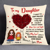 Personalized Mom To Daughter Hug This Pillow FB212 95O53 1