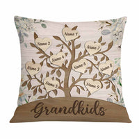 Personalized Mom Grandma Family Tree Pillow FB211 30O58 thumb 1