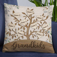 Personalized Mom Grandma Family Tree Pillow FB211 30O58 thumb 1