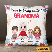 Personalized Mom Grandma Love Being Called Pillow FB213 30O47 thumb 1